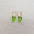 ボールフープ×クリアハートピアス