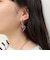 ボールフープ×クリアハートピアス