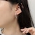 ボールフープ×クリアハートピアス