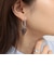 ボールフープ×クリアハートピアス