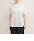 シルケットラウンドヘムTシャツ