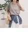 シルケットラウンドヘムTシャツ