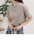シルケットラウンドヘムTシャツ