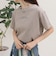 シルケットラウンドヘムTシャツ