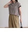 【GEVACO/ゲバコ】クルーネックフレンチスリーブTシャツ