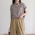【GEVACO/ゲバコ】クルーネックフレンチスリーブTシャツ