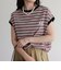 【GEVACO/ゲバコ】クルーネックフレンチスリーブTシャツ