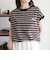【GEVACO/ゲバコ】クルーネックフレンチスリーブTシャツ