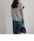 【GEVACO/ゲバコ】クルーネックフレンチスリーブTシャツ
