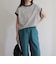 【GEVACO/ゲバコ】クルーネックフレンチスリーブTシャツ