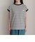 【GEVACO/ゲバコ】クルーネックフレンチスリーブTシャツ
