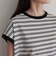 【GEVACO/ゲバコ】クルーネックフレンチスリーブTシャツ