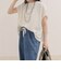 メッシュフレンチプルオーバーカットソー