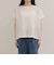 メッシュフレンチプルオーバーカットソー