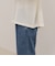 メッシュフレンチプルオーバーカットソー