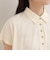 クロップドルーズポロ衿Tシャツ