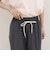 リネン混ウエストレイヤードパンツ
