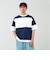 【バックプリントが映える】切り替え GOODNESS オーバーストライプ Tシャツ