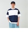 【バックプリントが映える】切り替え GOODNESS オーバーストライプ Tシャツ