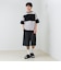 【バックプリントが映える】切り替え GOODNESS オーバーストライプ Tシャツ