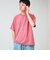 【SCREEN STARS/スクリーンスターズ】杢ボディ染め 配色ロゴ クルーネックカラーＴシャツ