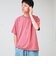 【SCREEN STARS/スクリーンスターズ】杢ボディ染め 配色ロゴ クルーネックカラーＴシャツ