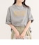 フロッキーロゴ5分袖Tシャツ