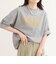 フロッキーロゴ5分袖Tシャツ