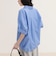 【人気につき半袖Ver.で再登場】汗染み軽減加工COTTON半袖シャツブルゾン