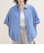 【人気につき半袖Ver.で再登場】汗染み軽減加工COTTON半袖シャツブルゾン