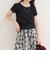 パフスリーブコンパクトTシャツ