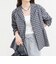 ウエストギャザーテーラードシャツ