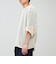 3/4スリーブメッシュTシャツ シアーT 7分袖 オーバーサイズ