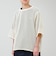3/4スリーブメッシュTシャツ シアーT 7分袖 オーバーサイズ