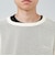 3/4スリーブメッシュTシャツ シアーT 7分袖 オーバーサイズ
