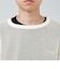 3/4スリーブメッシュTシャツ シアーT 7分袖 オーバーサイズ
