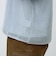 3/4スリーブメッシュTシャツ シアーT 7分袖 オーバーサイズ
