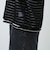 3/4スリーブメッシュTシャツ シアーT 7分袖 オーバーサイズ