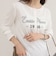 ヘンリーネックグラフィックロンTシャツ