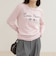ヘンリーネックグラフィックロンTシャツ