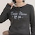 ヘンリーネックグラフィックロンTシャツ