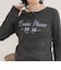 ヘンリーネックグラフィックロンTシャツ