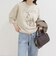 ホースプリント裾ドロストTシャツ