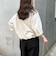 ホースプリント裾ドロストTシャツ