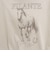 ホースプリント裾ドロストTシャツ