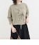 ホースプリント裾ドロストTシャツ