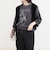 ホースプリント裾ドロストTシャツ