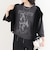 ホースプリント裾ドロストTシャツ