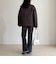 《別注》【TAION/タイオン】CREW NECK BUTTON DOWN JKT ダウンジャケット