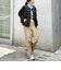 《別注》【TAION/タイオン】CREW NECK BUTTON DOWN JKT ダウンジャケット
